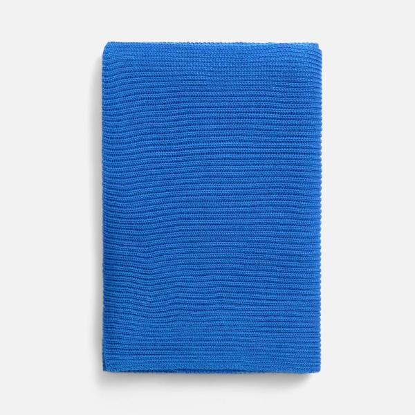 Шарф Nobilis Mono, ярко-синий