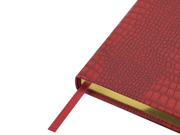 Ежедневник недатированный А5 "Amazonia", бордовый с золотым обрезом