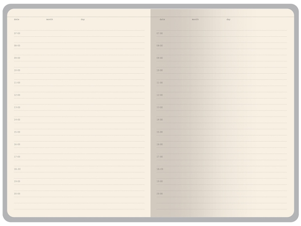 Ежедневник недатированный А5 "Amazonia", бордовый с золотым обрезом