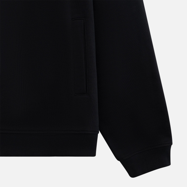 Худи оверсайз унисекс FUSION, черный, размер M/L