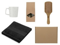 Подарочный набор для ванны с полотенцем, расческой и кружкой Подарочный набор для ванны с полотенцем, расческой и кружкой