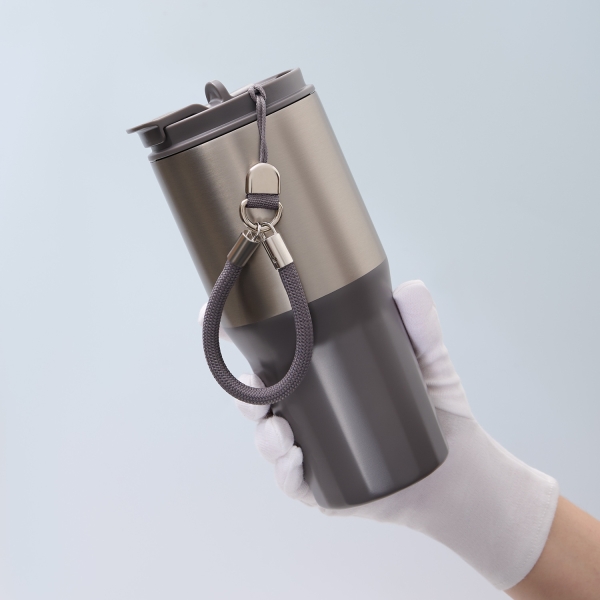 Термокружка вакуумная Авеню (Avenue), серая