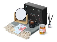 Подарочный набор «Re:f. Shelter» с пледом, зеркалом, свечой и диффузором Подарочный набор «Re:f. Shelter» с пледом, зеркалом, свечой и диффузором