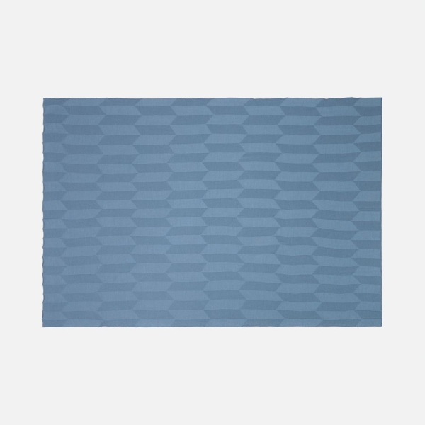 Плед Rombus, синий (дымчатый)