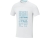 Borax Мужская футболка с короткими рукавами из переработанного полиэстера, сертифицированного согласно GRS - Белый