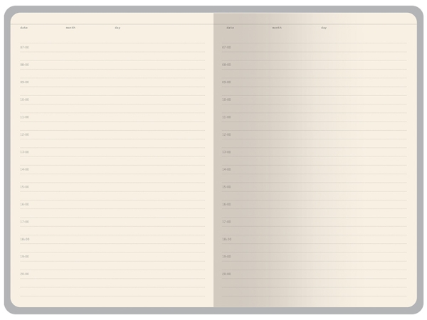 Ежедневник недатированный с магнитным клапаном А5 "Venezia", черный