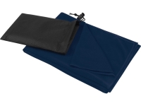 Lucas спортивное полотенце из переработанного полиэстера 50х100 см - Темно - синий Lucas спортивное полотенце из переработанного полиэстера 50х100 см - Темно - синий