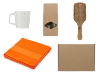 Подарочный набор для ванны с полотенцем, расческой и кружкой Подарочный набор для ванны с полотенцем, расческой и кружкой