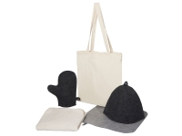 Банный набор с килтом "Healing Light", мужской, серый Банный набор с килтом "Healing Light", мужской, серый