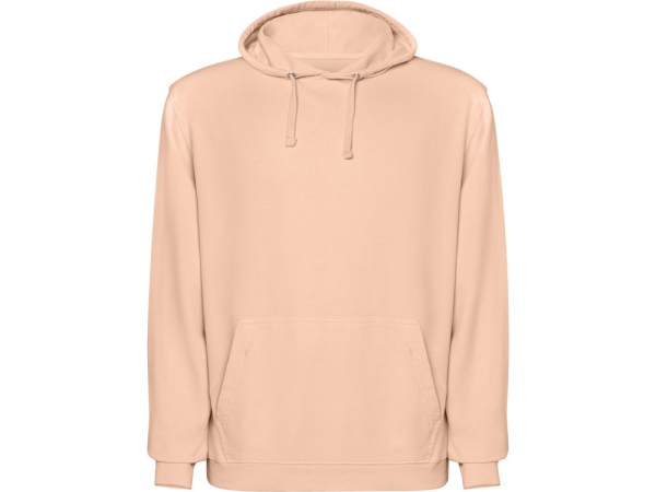 Толстовка с капюшоном «KENIA» унисекс, светло-абрикосовый выстиранный