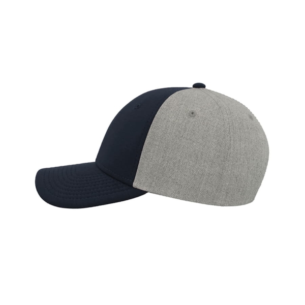 Бейсболка "Contest", 6 клиньев, пластиковая застёжка