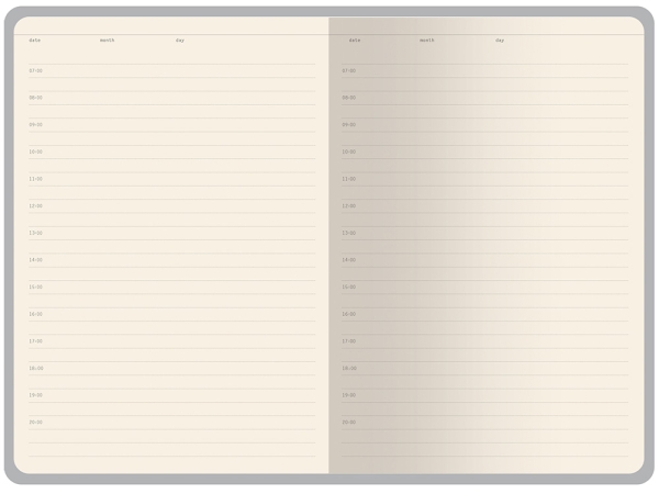 Ежедневник недатированный с магнитным клапаном А5 "Venezia", темно-синий