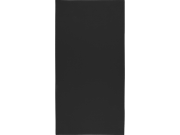 Lucas спортивное полотенце из переработанного полиэстера 50х100 см - сплошной черный