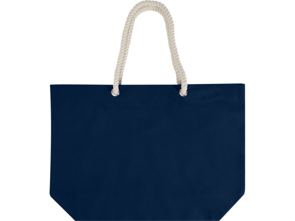 Florida пляжная эко-сумка из переработанного материала, сертифицированного по стандарту GRS, плотностью 270 г/м² 18L - Темно - синий