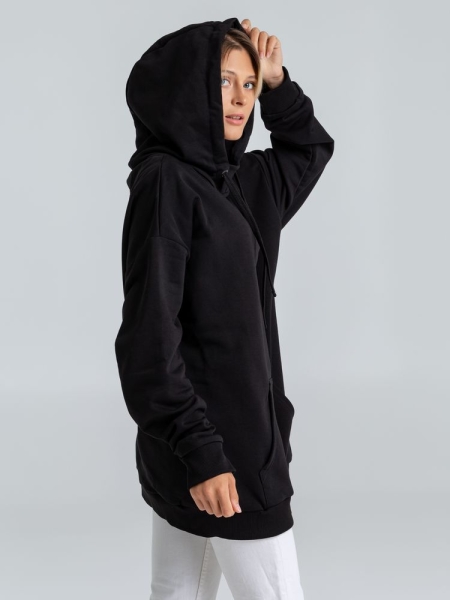 Худи оверсайз «Чистая соль», черное