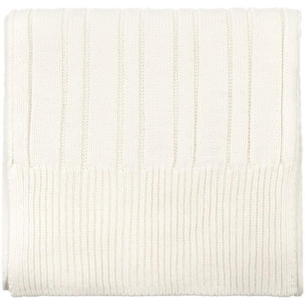 Шарф Knit Beat, белый (молочный)