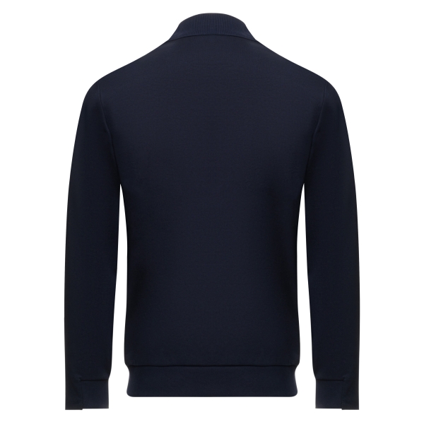 Толстовка на молнии ASTIN темно-синяя, размер S/M