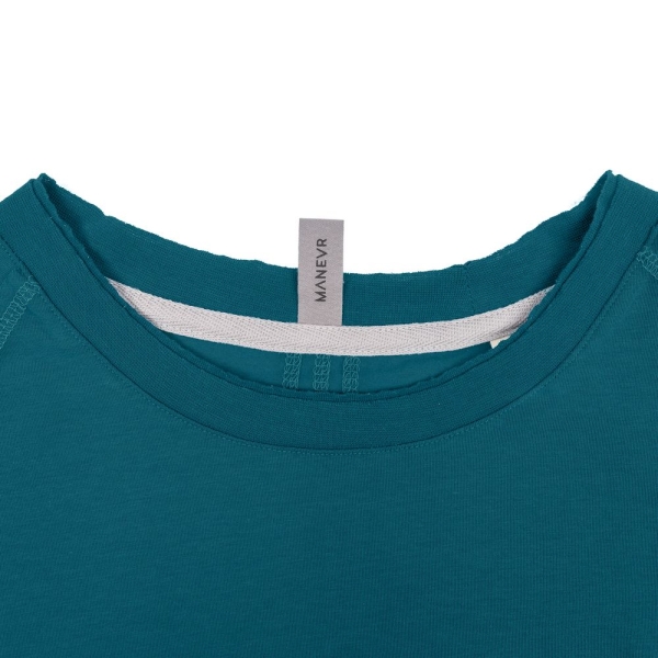 Футболка унисекс Vozduh 1.0, темно-бирюзовая