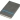Блокнот «Color» линованный А5 в твердой обложке с резинкой, серый/синий