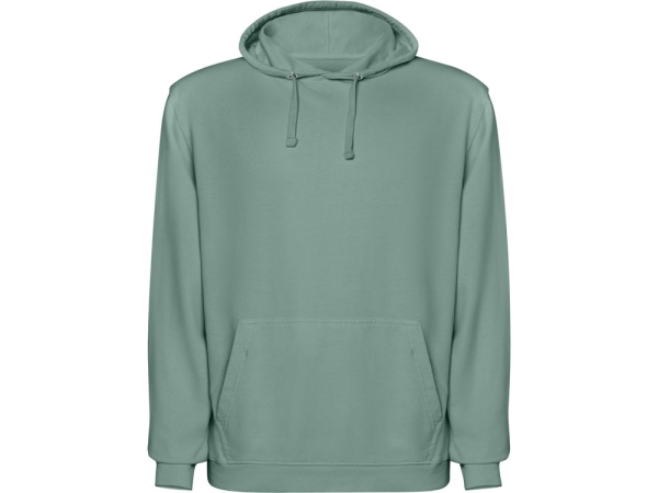 Толстовка с капюшоном «KENIA» унисекс, сине-зеленый выстиранный