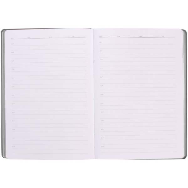 Ежедневник Flexpen Shall, недатированный, серый