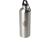 Одностенная бутылка для воды с карабином Oregon, изготовленная из нержавеющей стали, сертифицированной по стандарту RCS, объемом 750 мл - Серебряный