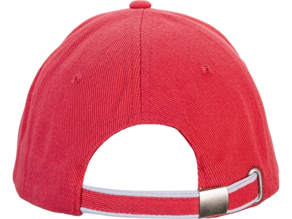 Бейсболка «Cancun», красный/белый