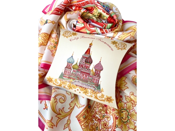 Платок "Собор Василия Блаженного"