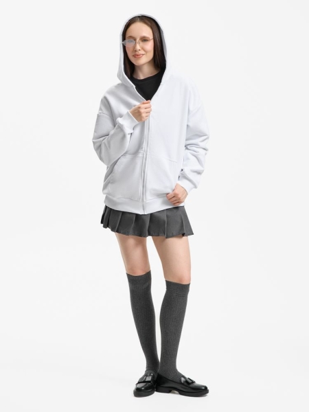 Толстовка унисекс оверсайз Sartoro, белая