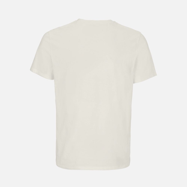 Футболка унисекс Lyam, молочно-белая