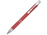 Шариковая ручка Moneta из переработанного алюминия (черные чернила) - Красный