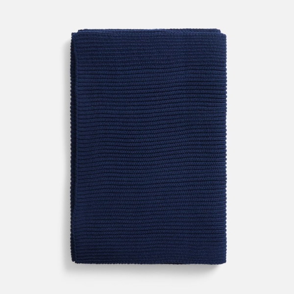 Шарф Nobilis Mono, темно-синий