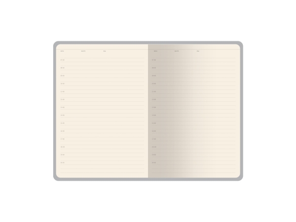 Ежедневник недатированный А5 "Grand", пудровый