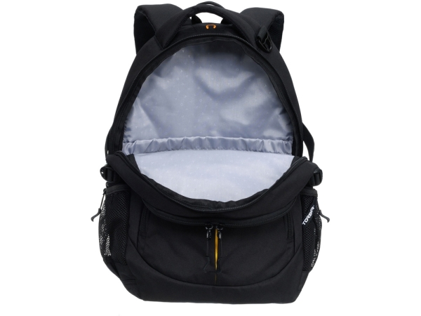 Рюкзак TORBER ROCKIT, чёрный, полиэстер, 33х15х45 см, 22 л