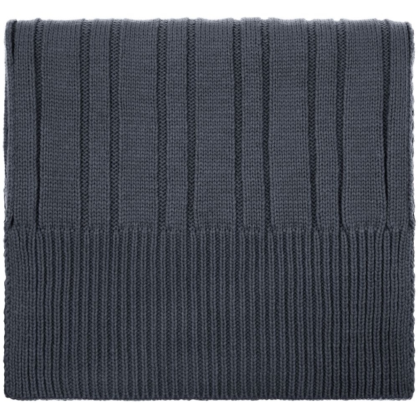 Шарф Knit Beat, серый (графит)