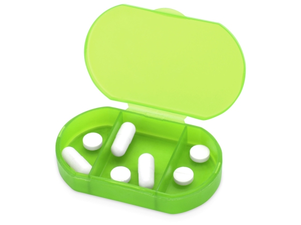 Таблетница, зеленое яблоко