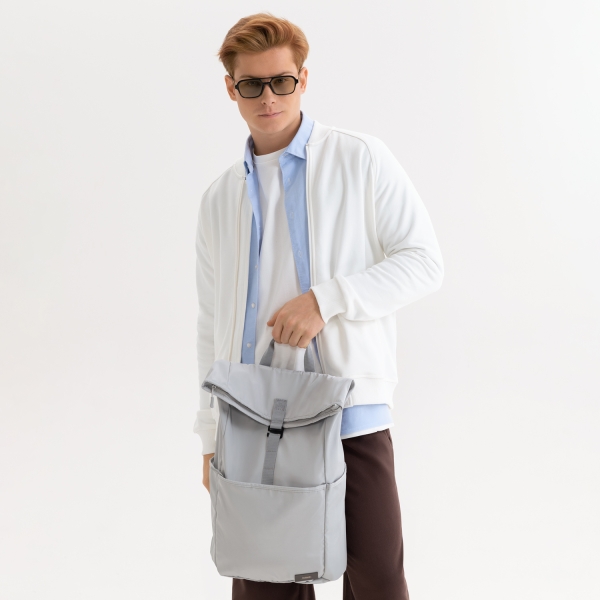 Толстовка на молнии, унисекс TORRES белая