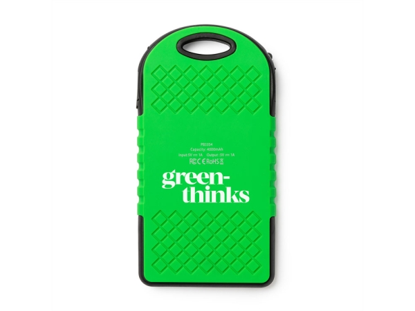 Портативный внешний аккумулятор DROIDE на солнечной батарее, папоротник
