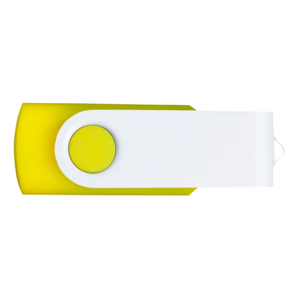 Флешка TWIST WHITE COLOR Желтая с белым 4015.04.07.32ГБ