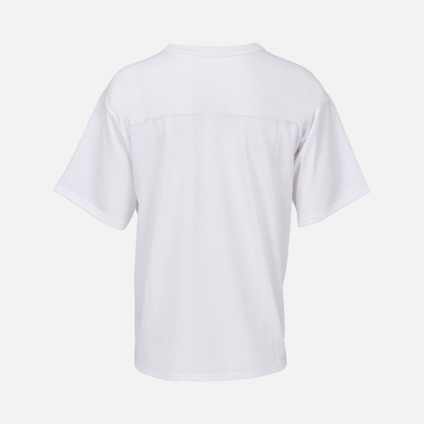 Футболка унисекс Nino с V-образным вырезом, белая