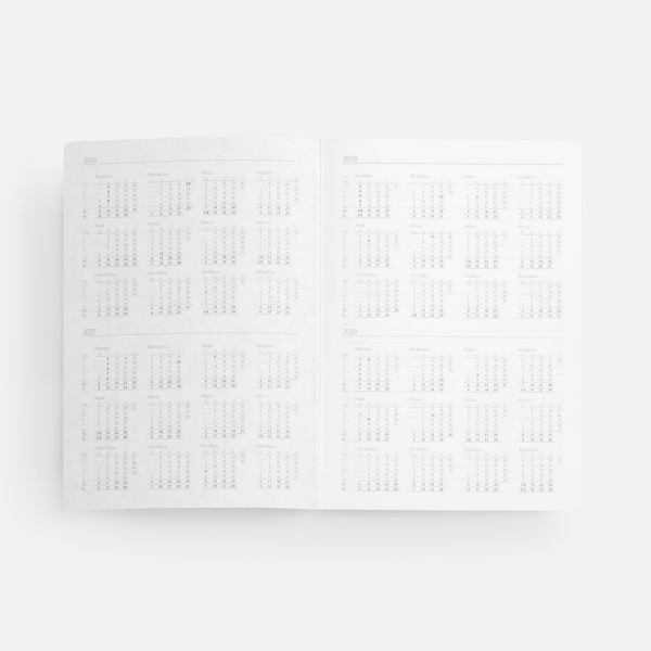 Ежедневник Flexpen Shall, недатированный, голубой