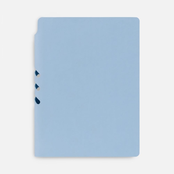 Ежедневник Flexpen Shall, недатированный, голубой