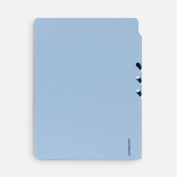 Ежедневник Flexpen Shall, недатированный, голубой