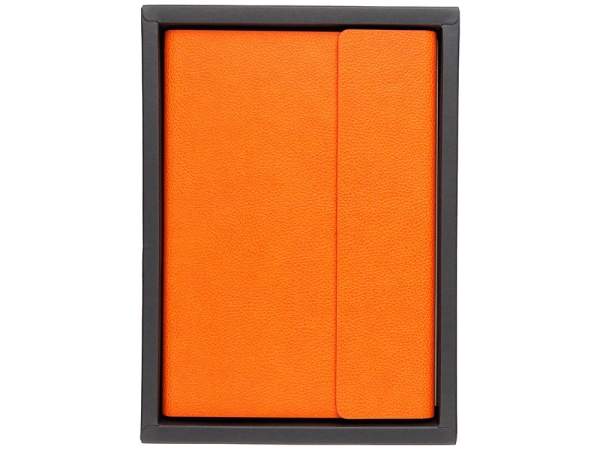 Ежедневник недатированный с магнитным клапаном А5 "Venezia", оранжевый