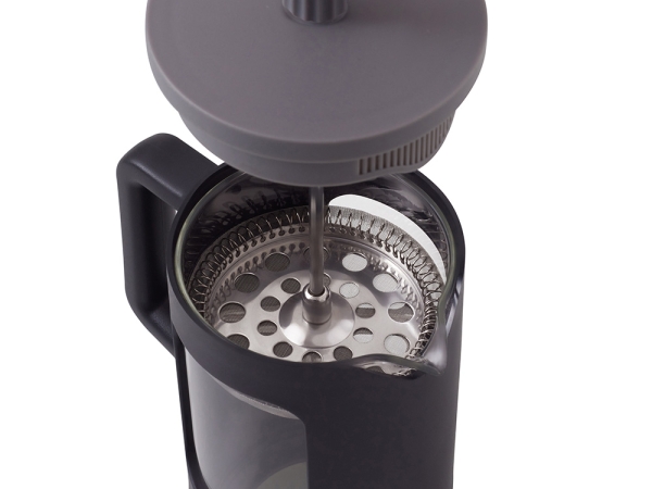 Френч-пресс "Double Tone", черный-серый