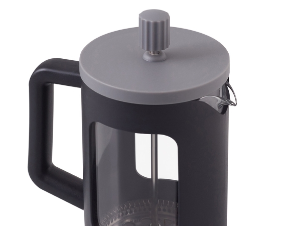Френч-пресс "Double Tone", черный-серый