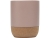 Billie керамическая кружка объемом 300 мл с пробковыми деталями и матовой отделкой, пыльно-розовый