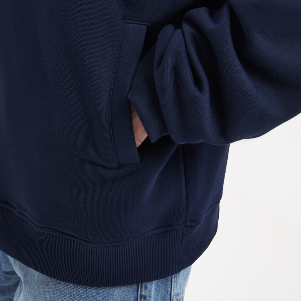 Худи оверсайз унисекс FUSION, темно-синий, размер M/L