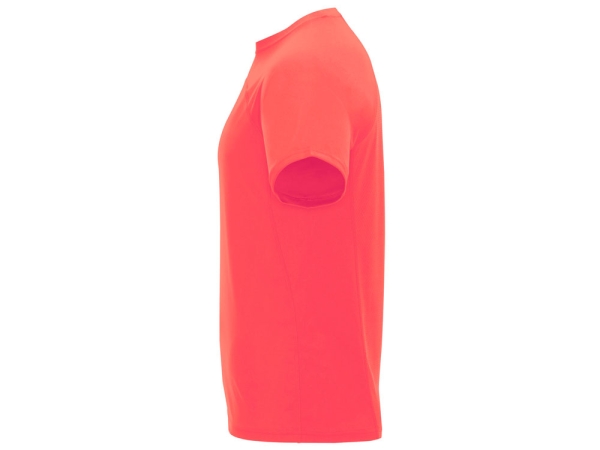 Футболка "Monaco" унисекс, неоновый коралловый