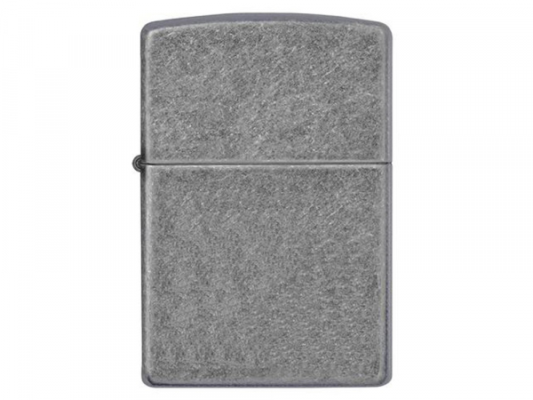 Зажигалка ZIPPO Classic с покрытием ™Plate, латунь/сталь, серебристая, матовая, 38x13x57 мм